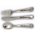 Faux Silver Spoon/ Fork & Knife Set